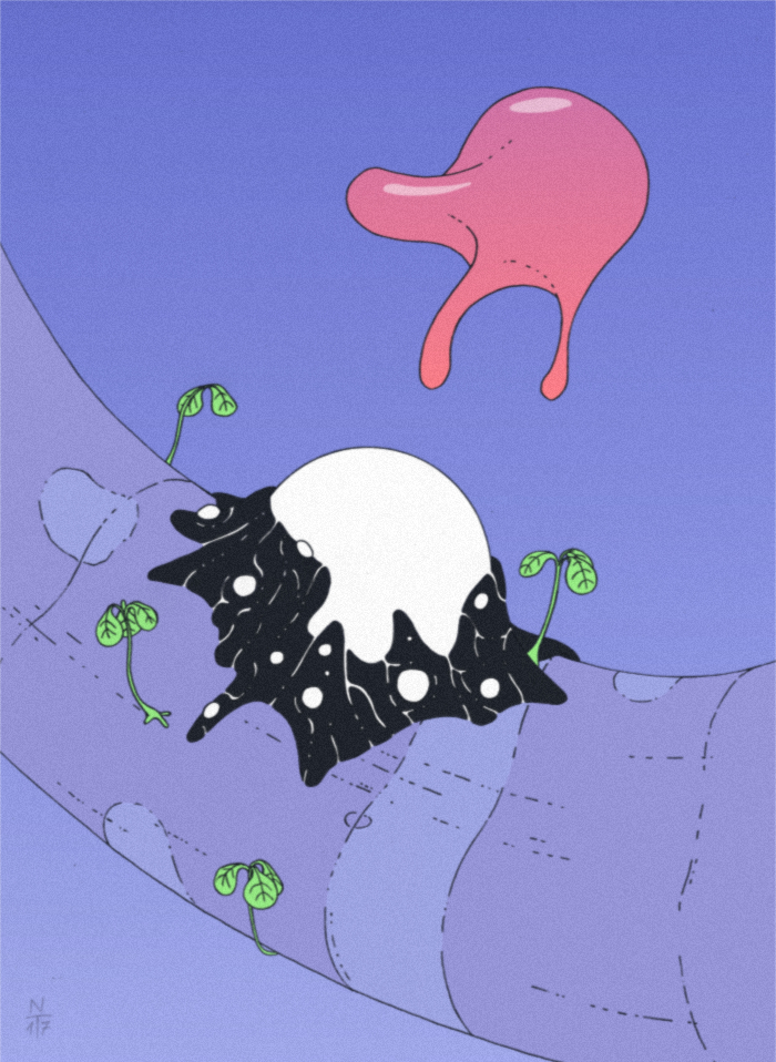 nicolas-trillaud-illustration-tree-blob-ii-2017