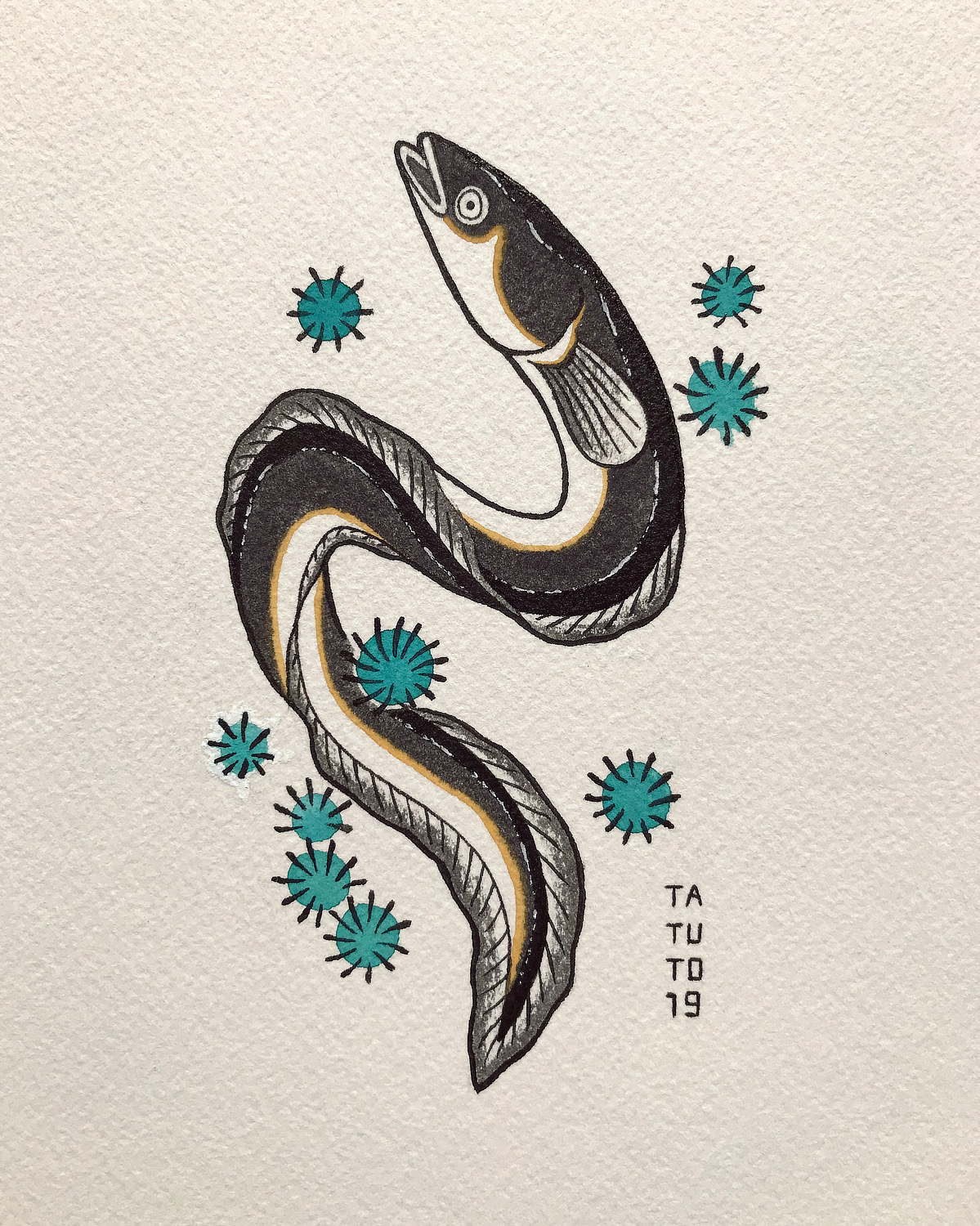 nico-tatuto-anguille-japonaise-tattoo-flash