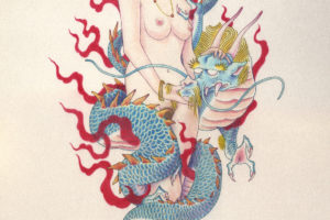 nico-tatuto-lady-actress-model-vintage-illustration-drawing-colored-pencils-antic-dragon-2021
