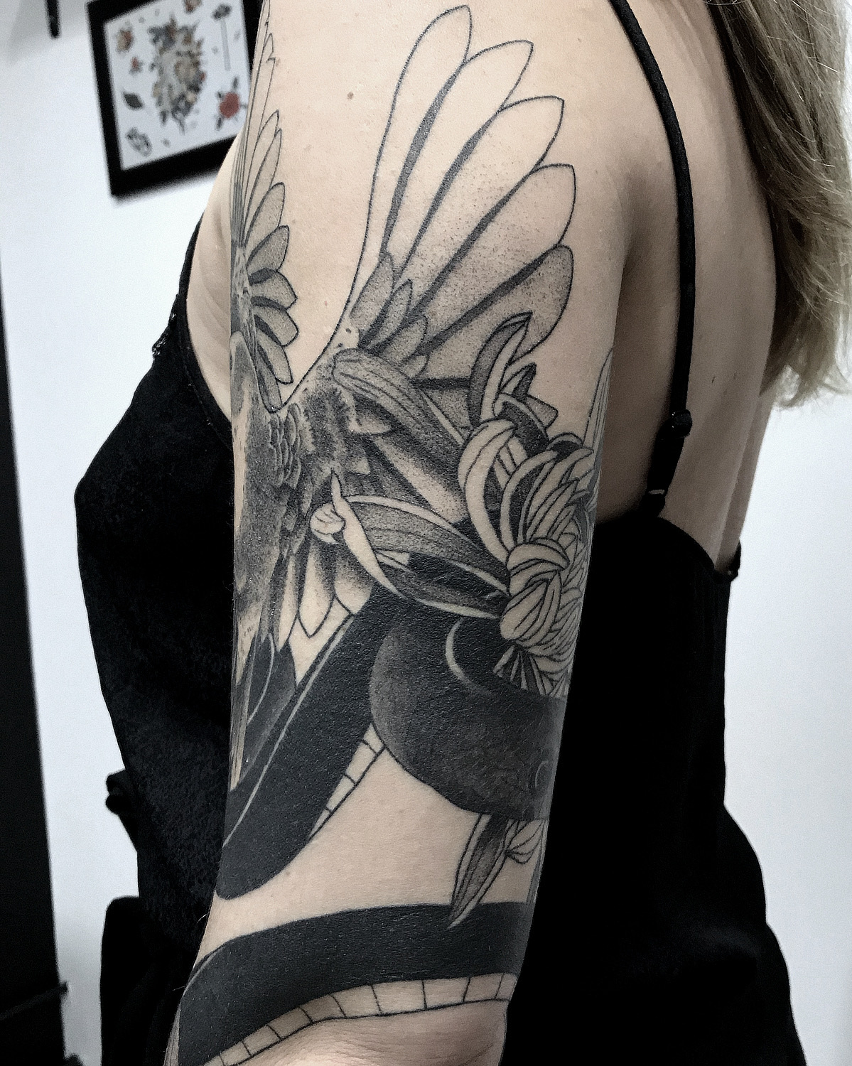 tatuto-tatoueur-bordeaux-bastide-serpent-japonais-chrysantheme-2
