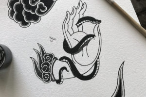 tatuto-tatoueur-bordeaux-vitarka-abhaya-mudra-buddhism-tatouage-japonais-cloud-korean-japanese-traditional-1