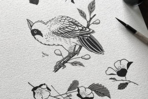 tatuto-tatoueur-japonais-bordeaux-bastide-benauge-oiseau-bird-corete-japon-cerisier-blossom-flash