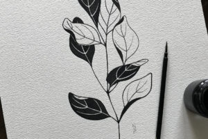 tatuto-bordeaux-tatoueur-tattoo-japonais-blackwork-leaves-flash