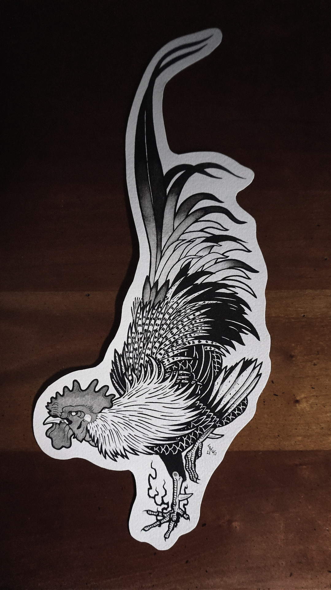 nico-tatuto-traditional-tattoo-flash-bordeaux-tatouage-france-black-japonais-japanese-coq-rooster-ukiyoe