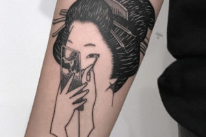 nico-tatuto-tatoueur-bordeaux-geisha-horror-surreal-gore-ukiyoe-japonais-dark-bordeaux-gironde-maquillage