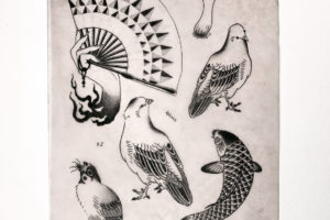 nico-tatuto-placard-tattoo-shop-flash-eventail-carpe-japonaise-pigeons-oiseaux-birds-champignon-estampe-ukiyoe-bordeaux-tatouage-gironde-sheet