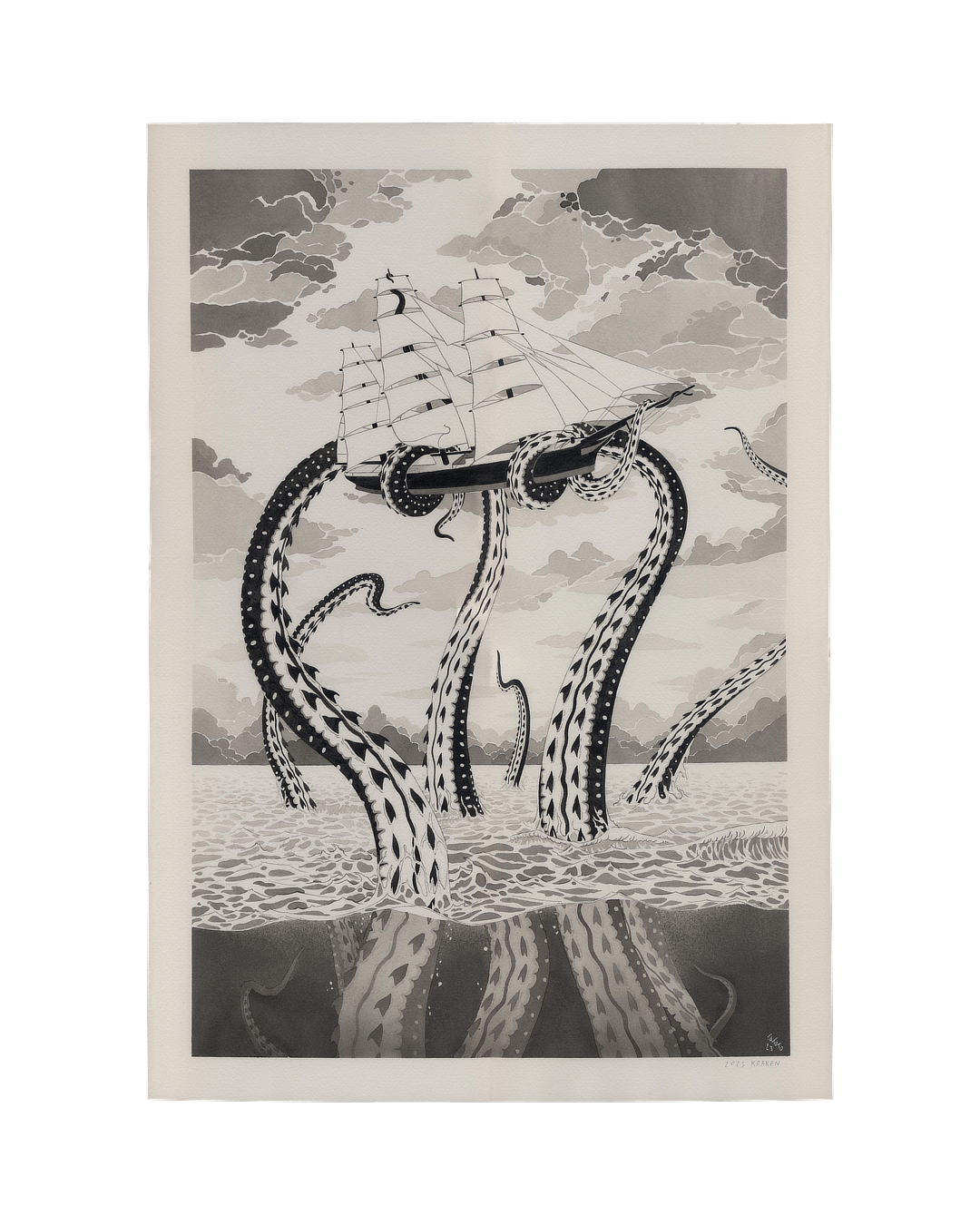 nico-tatuto-trillaud-kraken-illustration-ship-tattoo-traditonnal-artwork-painting-old-school-ligne-claire-bordeaux-octopus-tatouage-peinture-art
