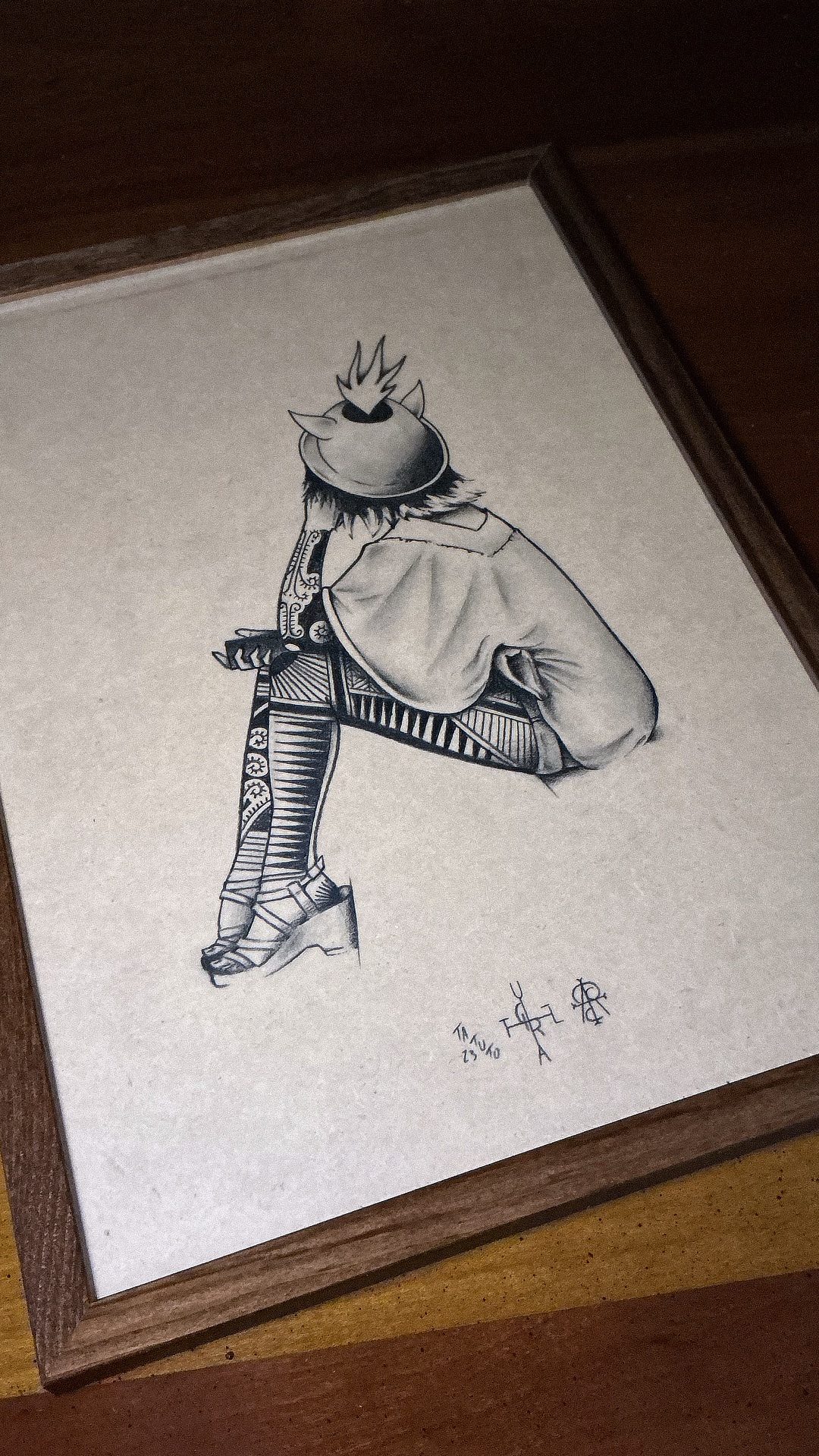 She’s Waiting - Original Drawing – Image 2