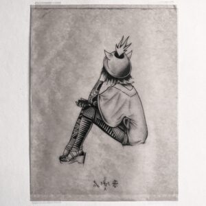 She’s Waiting - Original Drawing