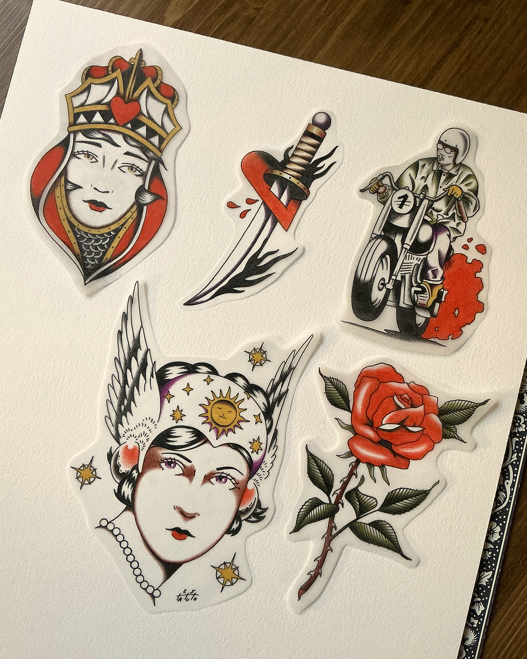 nico-tatuto-tatoueur-bordeaux-talence-oldschool-trad-moto-medieval-queen-valkyrie-rose-dague-2025