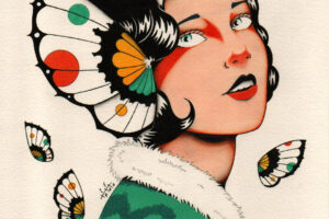 nico-tatuto-tatoueur-talence-neotrad-bordeaux-butterfly-painting-trad-oldschool-20s-portrait-illustration-2025